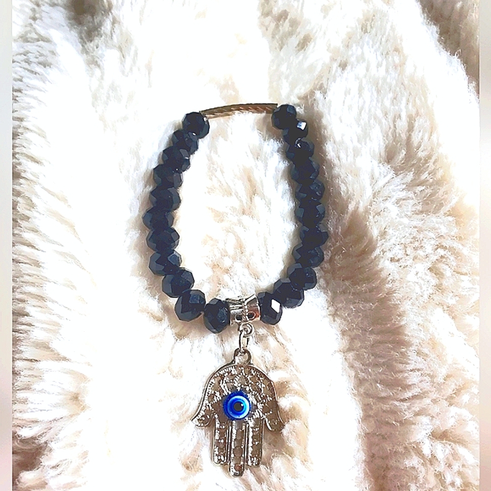 Evil Eye Palm Pendant Braclet Hamsa Hand